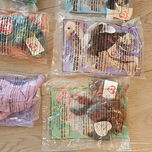 Vintage 90s Unopened McDonalds TY Beanie Baby Lot Of 11 - Picture 8 of 11